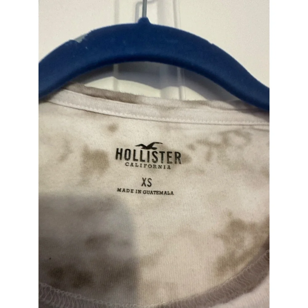 Hollister tie dye‎ men's tattoo print long sleeve shirt XS